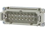 09330162672 Harting Han 16ESS Inserto Pin (M) Connessione A Morsetto A Doppia Gabbia, 16 Pin+Pe 500V, 16A - 1 Pezzo