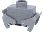 09300101731 Harting Han 10B Custodia Con Attacco Basso, 1X Uscita Cavo Dritto PG16, Con 2 Traverse PG16 Pressacavo