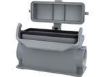 05300240280 Harting Han 24B Custodia A Base Alta, Uscita Cavi Laterale 2Xm40, Con 1 Staffa Longitudinale Con Cappuccio Di Protezione