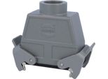 09300160730 Harting Han 16B Custodia Per Accoppiamento Alto, Uscita Cavo Diritto 1Xpg21, Con 2 Traverse Attacco A Vite PG21