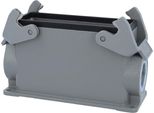 05300240271 Harting Han 24B Custodia A Base Alta, Uscita Cavi Laterale 2Xm25, Con 2 Traverse M25 A Vite