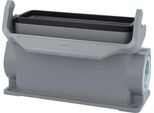 09300240290 Harting Han 24B Custodia A Base Alta, Uscita Cavi Laterale 2Xpg21, Con 1 Staffa Longitudinale PG21 Attacco A Vite