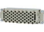 09320643101 Harting Han 64EEE Inserto Presa (F) A Crimpare, 64 Pin+Pe 500V, 16A - 1 Pezzo