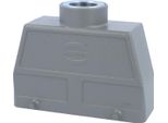 05300240461 Harting Han 24B Gommino Alto, Uscita Cavo Diritto 1Xm25, Per 2 Staffe (Sulla Parte Inferiore) Pressacavo M25