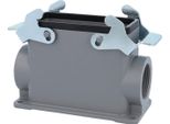 04300160241 Harting Han 16B Custodia A Base Alta, Uscita Cavi Laterale 2Xm32, Con 2 Traverse M32 A Vite