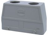 09300240462 Harting Han 24B Gommino Alto, Uscita Cavo Diritto 2Xpg21, Per 2 Staffe (Sulla Parte Inferiore) Collegamento A Vite