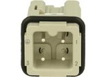 09200032634 Harting Han 3A Inserto A Pin (M) Connessione Quick-Lock, 3 Pin+Pe 230V/400V, 10A - 1 Pezzo