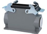 04300160230 Harting Han 16B Custodia A Base Alta, 1X Uscita Cavo Laterale PG21, Con 2 Traverse Attacco A Vite PG21