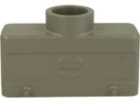 19340100422 Harting Han 24B Hve Gommino Basso, Uscita Cavo Diritto 1Xm32, Per 2 Staffe (Sulla Parte Inferiore) - 1 Pezzo