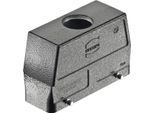 19370240427 Harting Han 24B M Gommino Alto, Uscita Cavo Diritto 1Xm32, Per 2 Staffe (Parte Inferiore) - 1 Pezzo