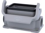 09300101251 Harting Han 10B Custodia Bassa, 1X Uscita Cavo Laterale PG16, Con 1 Staffa Longitudinale PG16 Pressacavo