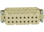 09200162814 Harting Han 16A Inserto Presa (F) A Vite, 16 Poli+Pe 250V, 16A - 1 Pz
