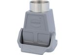 09300060753 Harting Han 6B Custodia Per Giunto Alto, 1Xpg29 Uscita Cavo Diritta, Con 1 Staffa Longitudinale PG29 Pressacavo