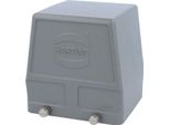 19300320529 Harting Han 32B Gommino Alto, Uscita Cavo Laterale 1Xm50, Per 2 Staffe (Sulla Parte Inferiore) Collegamento A Vite