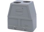 09300100460 Harting Han 10B Grommet Housing Basso, 1Xpg13,5 Uscita Cavo Dritto, Per 2 Staffe (Sulla Parte Inferiore)