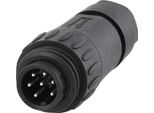 C01630H00611012 Connettore Per Cavo Amphenol RD24-KSG, Incl. Scarico Della Trazione Connessione A Saldare A Pin Dritto, Numero Di Poli 6+PE