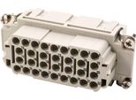 09320323101 Harting Han 32EE Inserto Presa (F) A Crimpare, 32 Pin+Pe 500V, 16A - 1 Pezzo
