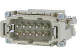 09330104635 Harting Han 10E Distributore Di Connessione Con Inserto A Spina (M) Connessione A Vite "Destra"", 10 Pin+Pe 500V, 16A -"