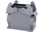 05300100274 Harting Han 10B Custodia A Base Alta, Uscita Cavi Laterale 2Xm40, Con 2 Traverse M40 A Vite
