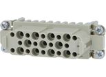 09210253101 Harting Han 25D Inserto Per Presa (F) A Crimpare, 25 Pin+Pe 250V, 10A - 1 Pezzo