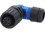 C01620F00310010 Connettore Per Cavi Amphenol RD24-KBW Connessione A Vite Angolare Femmina, Numero Di Poli 3+Uscita Cavo Pe