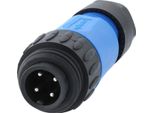 C01620H00310010 Connettore Per Cavo Amphenol RD24-KSG Diritto Maschio A Vite, Numero Di Poli 3+PE Uscita Cavo Diritto,