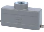 05300241466 Harting Han 24B Gommino Basso, Uscita Cavo Diritto 1Xm25, Per 1 Staffa (Sulla Parte Inferiore) Collegamento A Vite