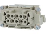 09330104726 Harting Han 10E Distributore Di Connessioni Inserto Di Presa (F) A Vite "Sinistra"", 10 Poli+Pe 500V, 16A -"