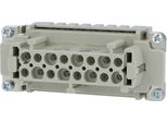 09330162726 Harting Han 16ES Inserto Per Presa (F) Con Morsetto A Gabbia, 16 Pin+Pe 500V, 16A - 1 Pezzo