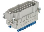09330162648 Harting Han 16ES Inserto Per Pin A Pressare (M) Collegamento Con Morsetto A Gabbia A Pressare, 16 Pin+Pe 500V, 16A - 1 Pezzo
