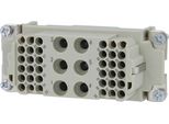09380423101 Harting Han K6/36 Inserto Per Presa (F) Connessione A Crimpare, 42 Pin 6/36+PE 690V - 160V Contatto Di Comando, 40A/10A -