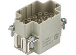 09160552001 Harting Han 55DDD Inserto A Pin (M) Connessione A Crimpare, 55-Pin+Pe 250V, 10A - 1 Pezzo