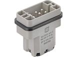 09120082634 Harting Han Q8/0 Inserto A Pin (M) Connessione Quick-Lock, 8 Pin+Pe 500V, 16A - 1 Pezzo