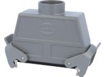 09300240731 Harting Han 24B Custodia Per Accoppiamento Alto, Uscita Cavo Diritto 1Xpg29, Con 2 Traverse Attacco A Vite PG29