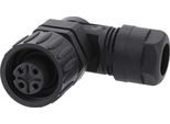 C01620F00310012 Connettore Per Cavi Amphenol RD24-KBW Connessione A Vite Angolare Femmina, Numero Di Poli 3+Uscita Cavo Pe
