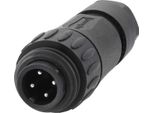 C01620H00310012 Connettore Per Cavo Amphenol RD24-KSG Maschio Diritto A Vite, Numero Di Poli 3+PE Uscita Cavo Diritto,