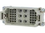 09380423001 Harting Han K6/36 Inserto A Pin (M) Connessione A Crimpare, 42 Pin 6/36+PE 690V - 160V Contatto Di Comando, 40A/10A -