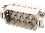 09320123001 Harting Han K12/2 Inserto A Pin (M) Connessione A Crimpare, 14-Pin 12/2+PE 690V - 250V Contatto Di Controllo, 40A/10A -