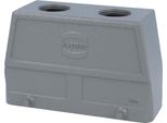 19300240466 Harting Han 24B Gommino Alto, Uscita Cavo Diritto 2Xm25, Per 2 Staffe (Sulla Parte Inferiore) M25 Pressacavo