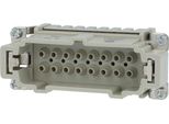 09330162612 Harting Han 16E Inserto A Pin (M) Connessione A Crimpare, 16 Pin+Pe 500V, 16A - 1 Pz