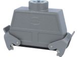 05300240761 Harting Han 24B Custodia Per Accoppiamento Alto, Uscita Cavo Diritto 1Xm25, Con 2 Traverse Attacco A Vite M25