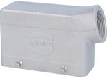 09628161520 Harting Han 16B Emc / High Temp Custodia Per Passacavi Bassa, 1Xpg21 Uscita Laterale Per Cavo, Per 2 Staffe (Su