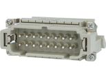 09330164626 Harting Han 16E Inserto Per Distributore Di Connessioni (M) A Vite "Sinistra"", A 16 Poli+Pe 500V, 16A -"