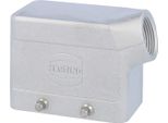 09628101521 Harting Han 10B Emc / High Temp Custodia Per Passacavi Bassa, 1Xpg16 Uscita Laterale Per Cavo, Per 2 Staffe (Su