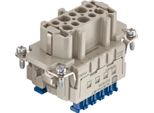 09332102748 Harting Han 10ES Pressa Hmc Inserto Per Presa (F) Collegamento A Gabbia Pressa, 10 Pin+Pe 500V, 16A - 1 Pezzo