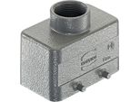 19340030421 Harting Han 10B Hve Gommino Basso, Uscita Cavo Diritto 1Xm25, Per 2 Staffe (Sulla Parte Inferiore) - 1 Pezzo