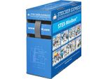 136463 Tubo Termorestringente STEX24 2:1, Scatola Mini Con 11,0 M, Grigio 9,5/4,8 Mm, 3/8 Di Pollice, WSB2 Temperatura Di Restringimento Min. 110°C,