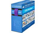 136524 Tubo Termorestringente STEX24 2:1, Scatola Mini Con 7,0 M, Viola 12,7/6,4 Mm, 1/2 Pollice, WSB2 Temperatura Di Restringimento Min. 70°C,