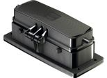 19430240322 Harting Han Eco 24B Custodia Da Esterno Con Telaio Di Montaggio Per 2 Staffe (Sulla Parte Superiore) Con Tappo Di Protezione In Plastica -