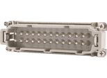 09330242672 Harting Han 24ESS Inserto Pin (M) Connessione A Morsetto A Doppia Gabbia, 24 Pin+Pe 500V, 16A - 1 Pezzo